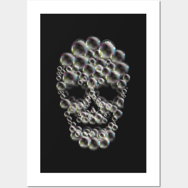 Bubble Skull Wall Art by SevenHundred